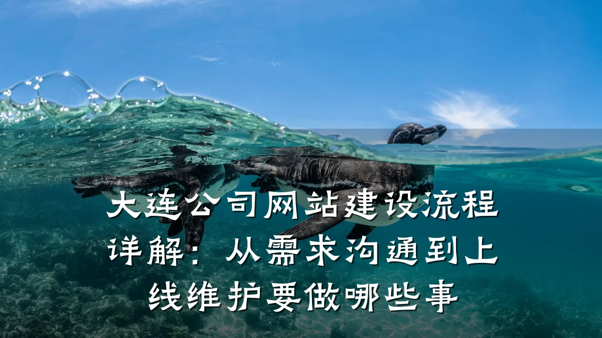 大连公司网站建设流程详解：从需求沟通到上线维护要做哪些事