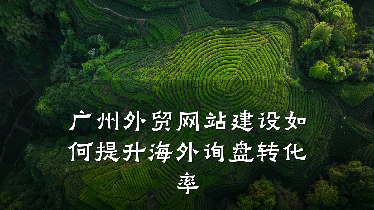 广州外贸网站建设如何提升海外询盘转化率