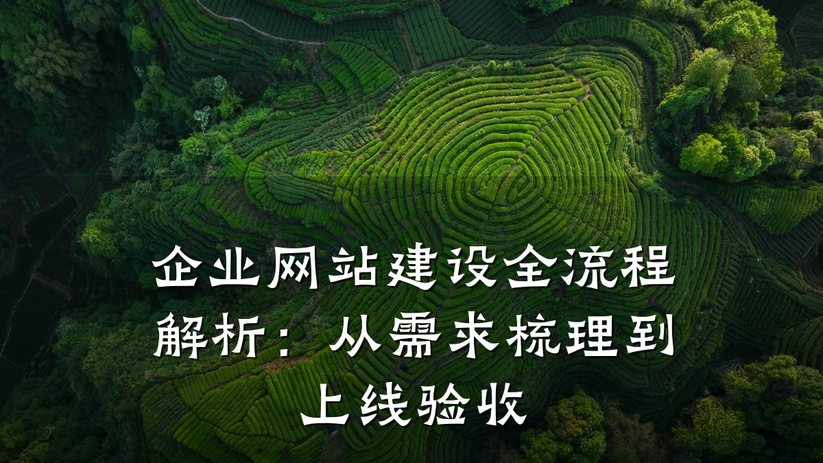 企业网站建设全流程解析:从需求梳理到上线验收