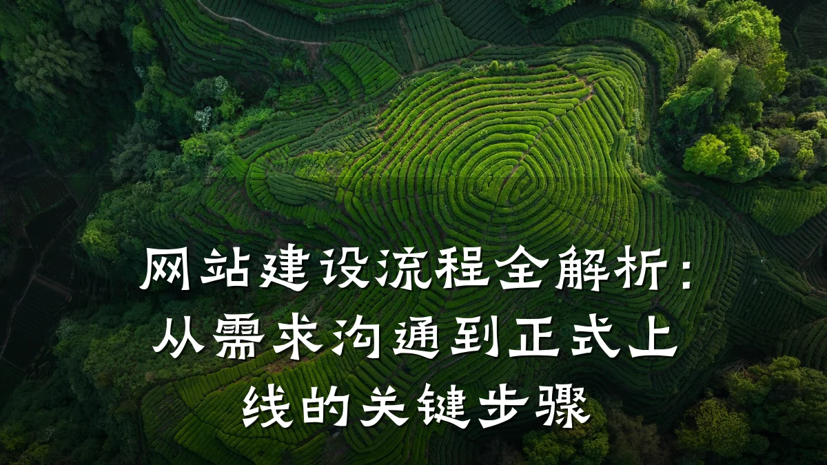 网站建设流程全解析:从需求沟通到正式上线的关键步骤