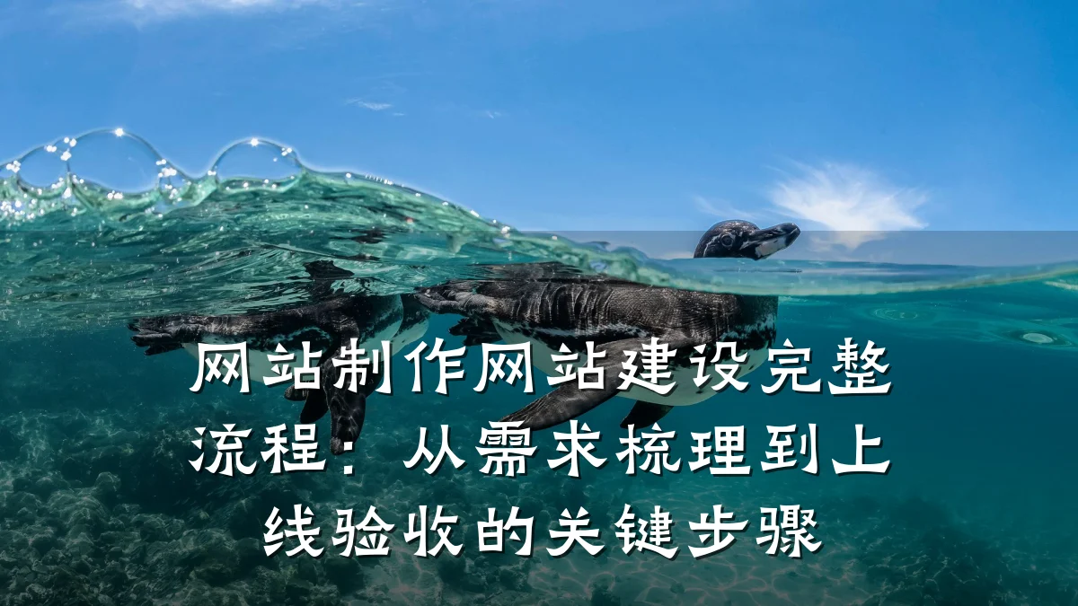 网站制作网站建设完整流程：从需求梳理到上线验收的关键步骤