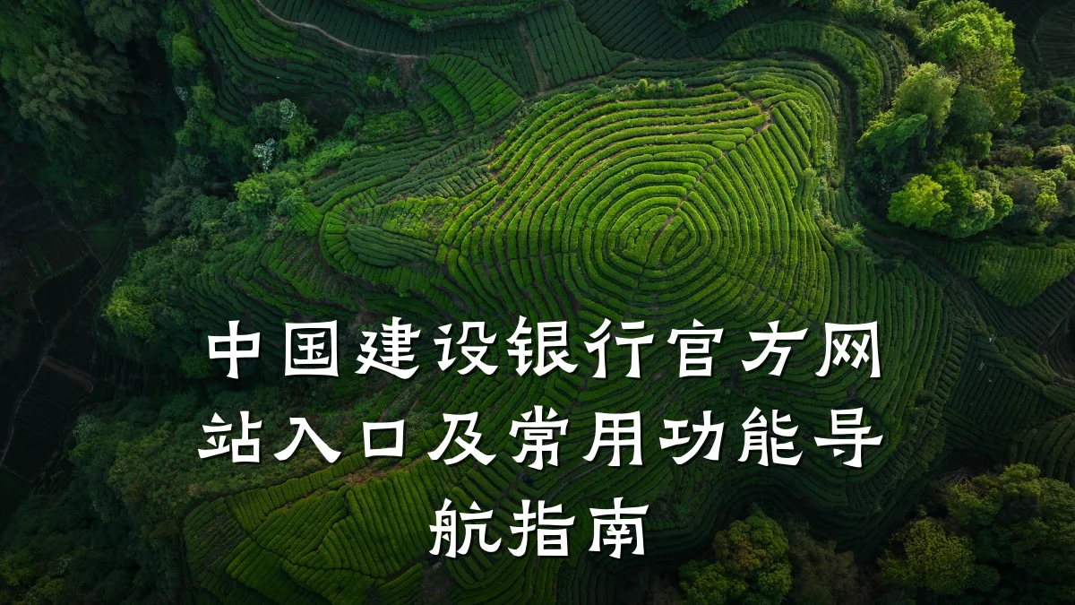 中国建设银行官方网站入口及常用功能导航指南