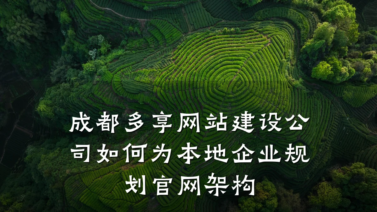 成都多享网站建设公司如何为本地企业规划官网架构