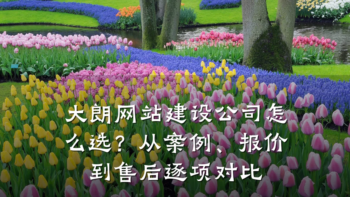 大朗网站建设公司怎么选?从案例、报价到售后逐项对比
