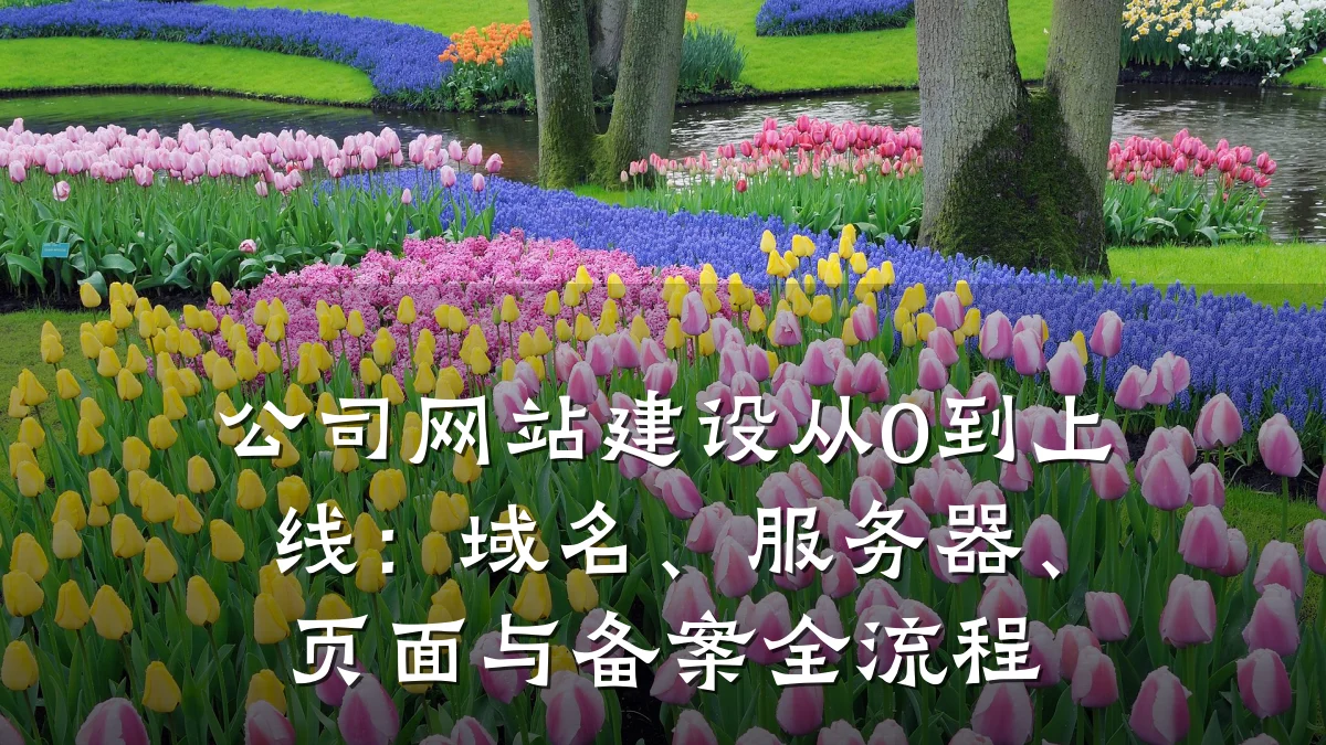 公司网站建设从0到上线:域名、服务器、页面与备案全流程