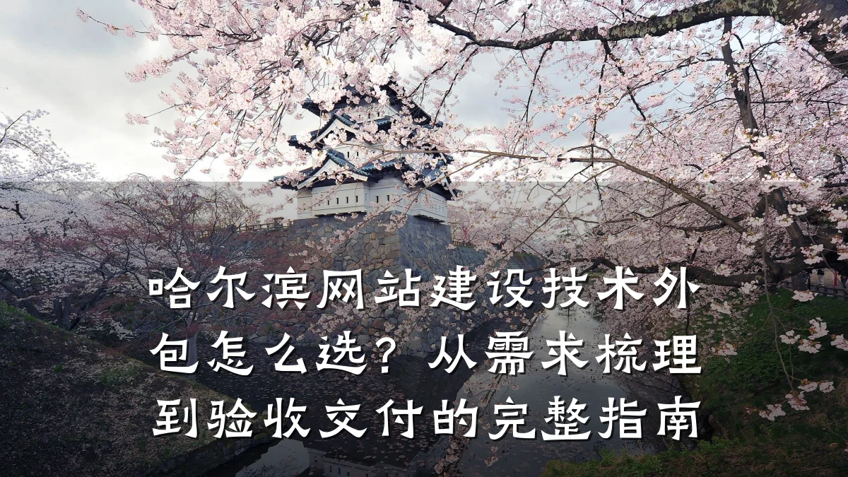 哈尔滨网站建设技术外包怎么选？从需求梳理到验收交付的完整指南