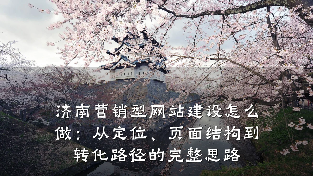 济南营销型网站建设怎么做:从定位、页面结构到转化路径的完整思路