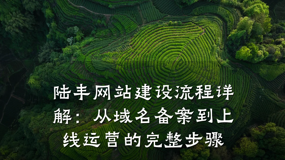 陆丰网站建设流程详解：从域名备案到上线运营的完整步骤