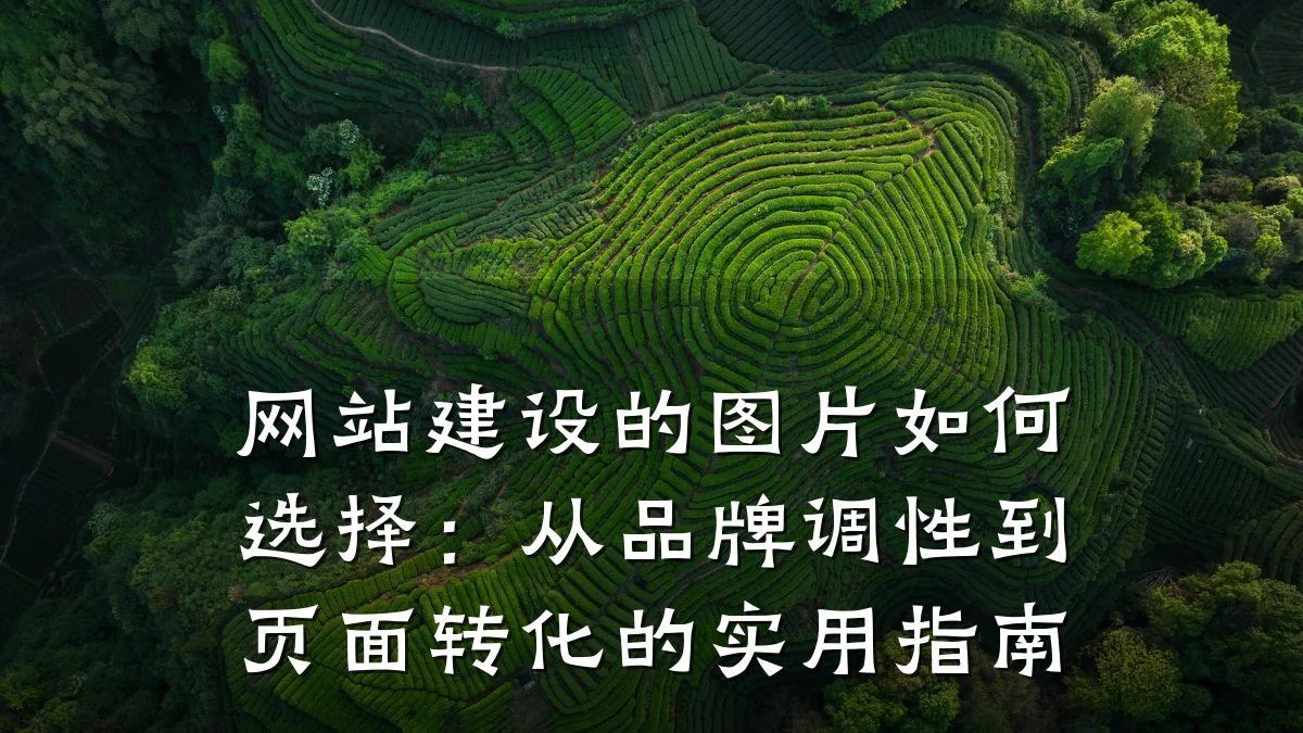 网站建设的图片如何选择:从品牌调性到页面转化的实用指南