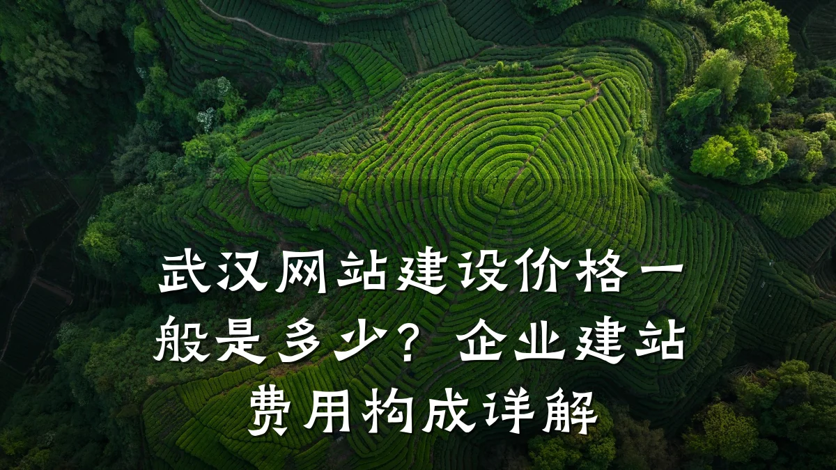 武汉网站建设价格一般是多少?企业建站费用构成详解
