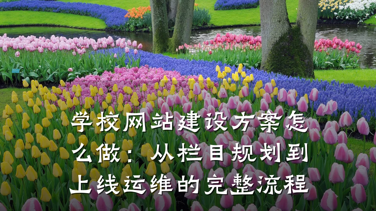 学校网站建设方案怎么做：从栏目规划到上线运维的完整流程