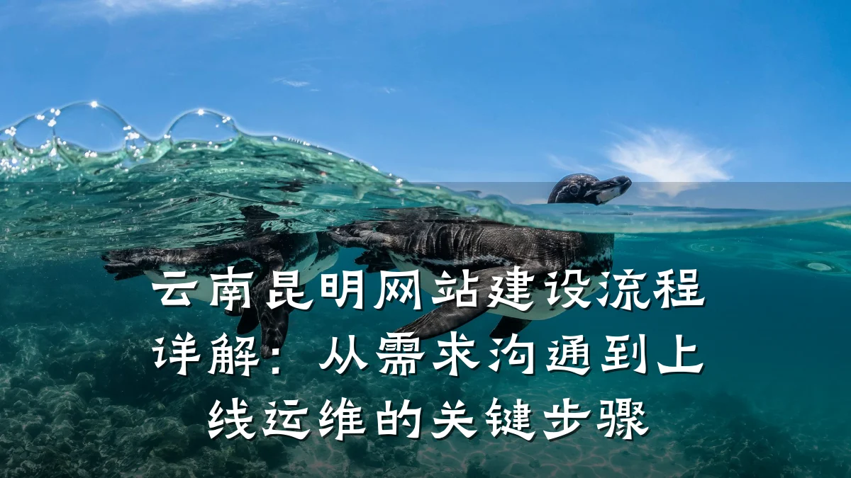 云南昆明网站建设流程详解:从需求沟通到上线运维的关键步骤