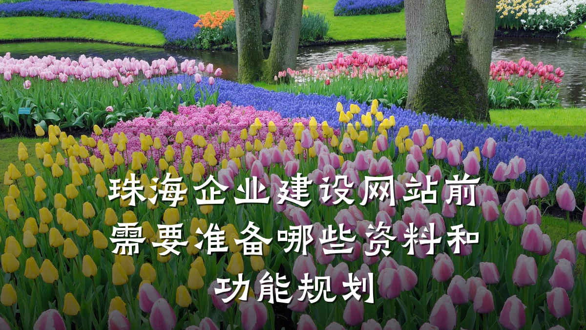 珠海企业建设网站前需要准备哪些资料和功能规划