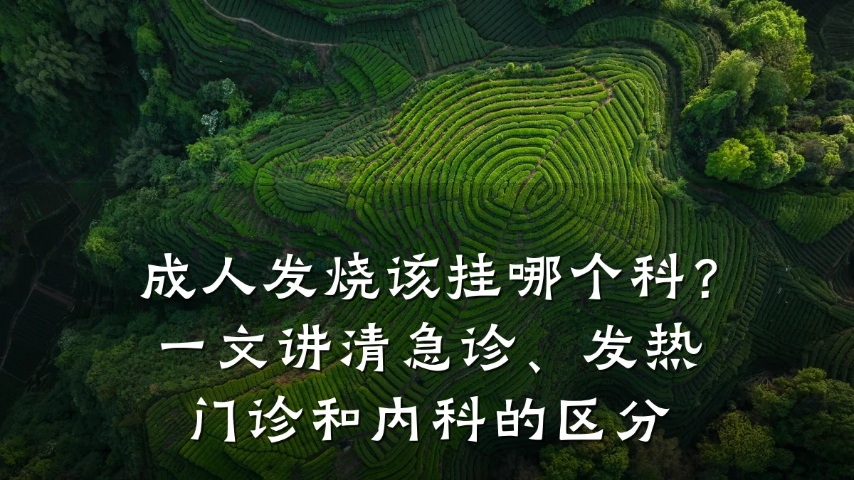 成人发烧该挂哪个科?一文讲清急诊、发热门诊和内科的区分