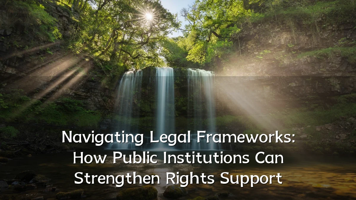 Navigating Legal Frameworks: How Public Institutions Can Strengthen Rights Support
