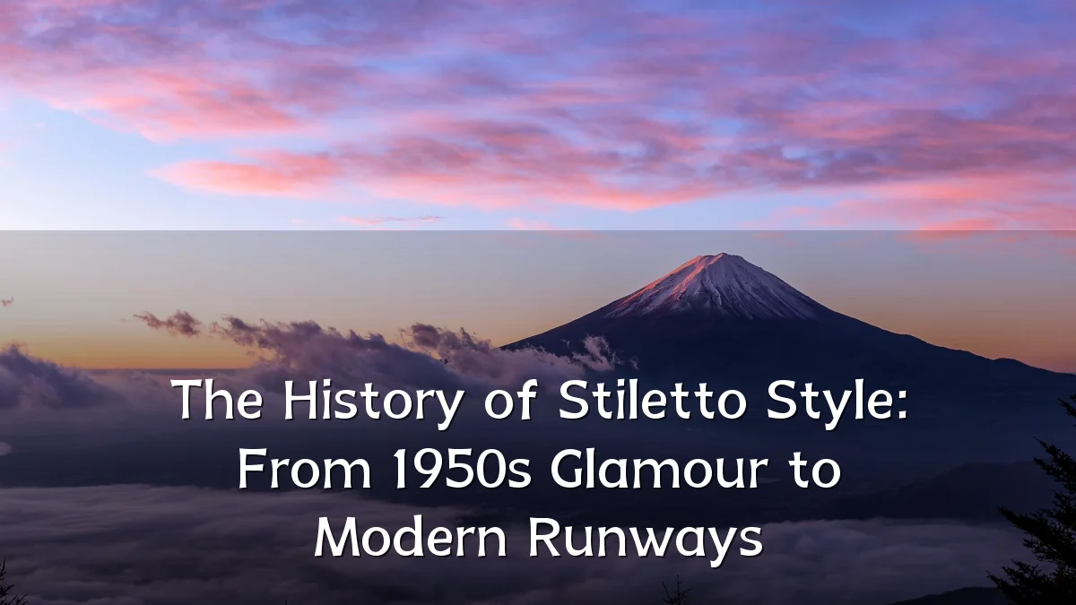 The History of Stiletto Style: From 1950s Glamour to Modern Runways